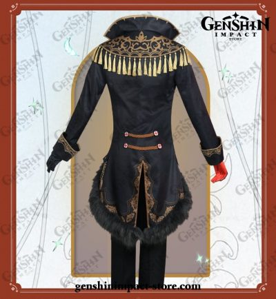 Genshin Impact Diluc Cosplay Costume Uniform Outfit