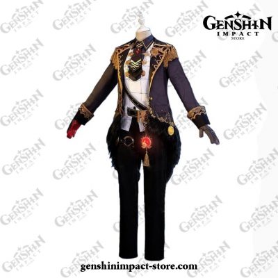 Genshin Impact Diluc Cosplay Costume Uniform Outfit