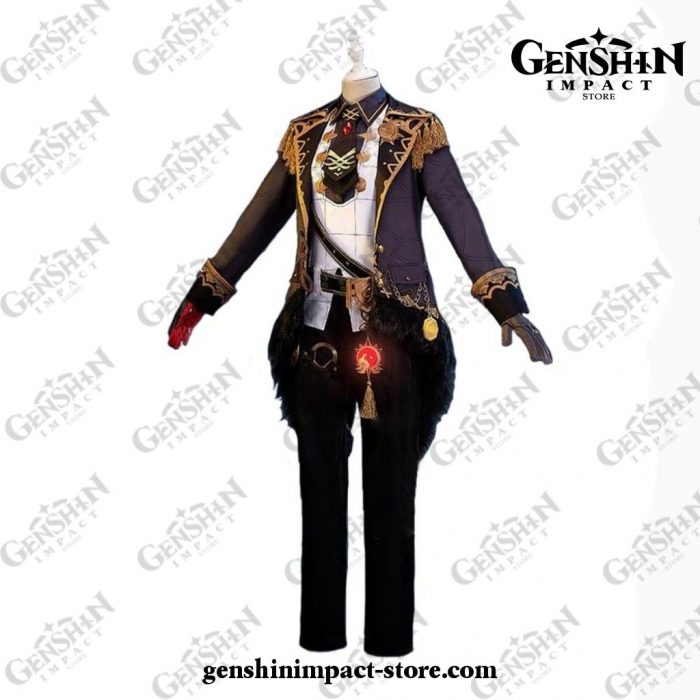 Genshin Impact Diluc Cosplay Costume Uniform Outfit