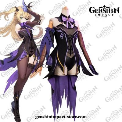 Genshin Impact Fischl Cosplay Costume Full Set / M