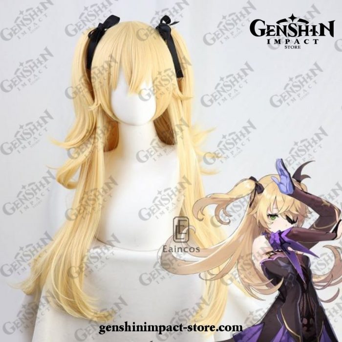 Genshin Impact Fischl Cosplay Costume Full Set Wig / M