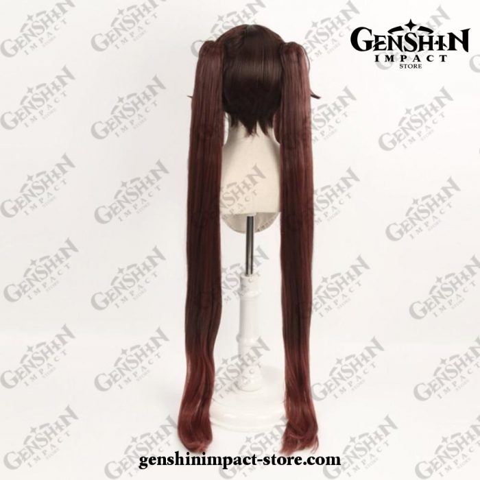 Genshin Impact Hutao Women Long Ponytails Wig Cosplay