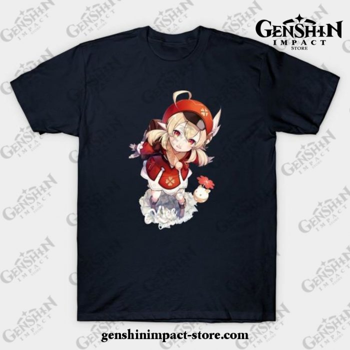 Genshin Impact - Klee 3 T-Shirt Navy Blue / S
