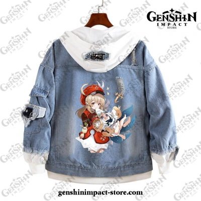 Genshin Impact Klee Demin Jacket Style 1 / Xxxl