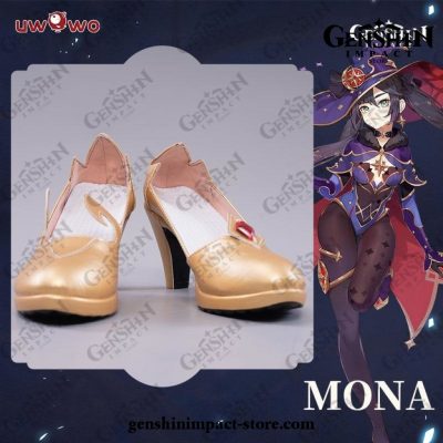 Genshin Impact Mona Cosplay Shoes