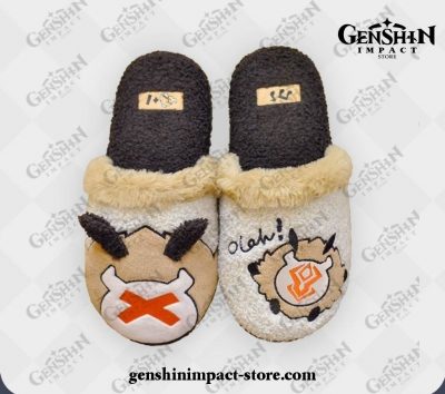 Genshin Impact Monster Tcho-Tcho Plush Slippers