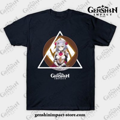 Genshin Impact - Noelle T-Shirt Navy Blue / S