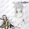Genshin Impact Razor Long Gray Wig Cosplay