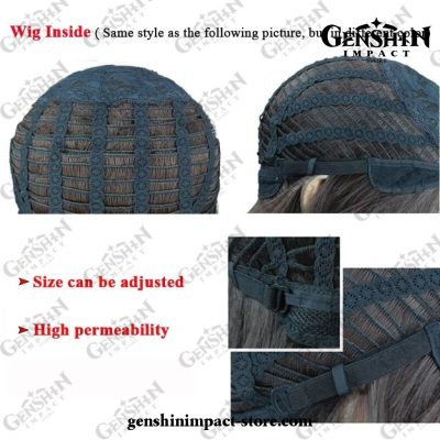 Genshin Impact Yanfei Clip Ponytails Long Wig Cosplay Costume