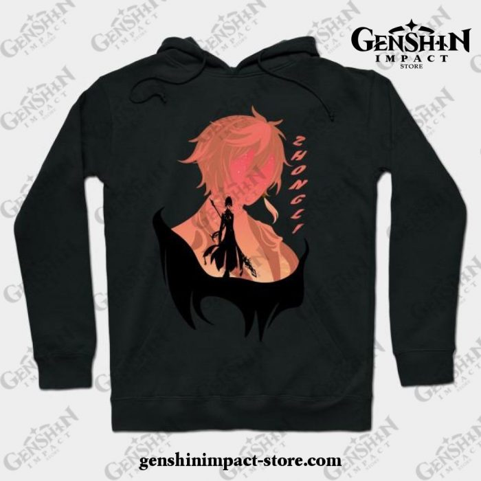 Genshin Impact - Zhongli Hoodie Black / S