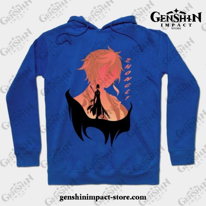 Genshin Impact - Zhongli Hoodie Blue / S
