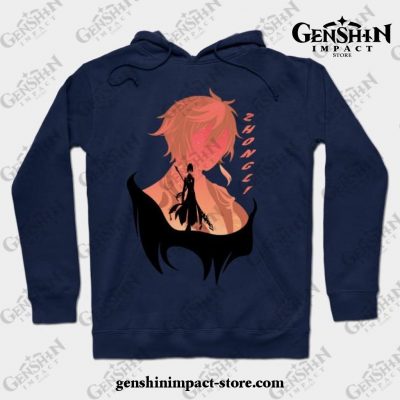 Genshin Impact - Zhongli Hoodie Navy Blue / S