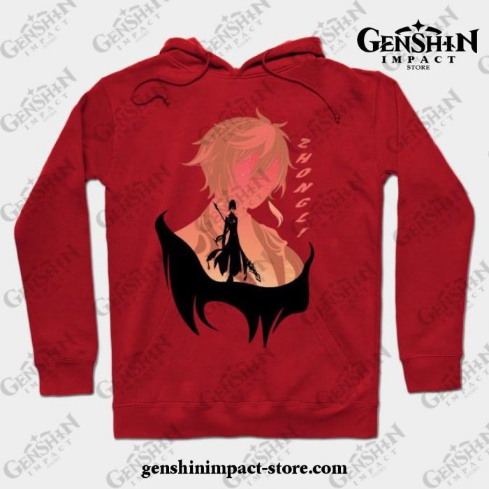 Genshin Impact - Zhongli Hoodie Red / S