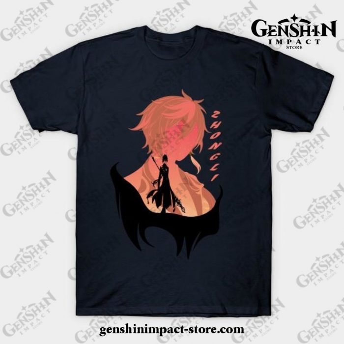 Genshin Impact - Zhongli T-Shirt Navy Blue / S