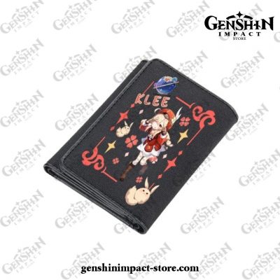 Hot Genshin Impact Paimon Klee Qiqi Wallet Style 2