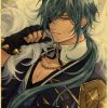 Kaeya Handsome Genshin Impact Vintage Kraft Paper Poster