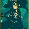 Lisa Hydro Genshin Impact Vintage Kraft Paper Poster