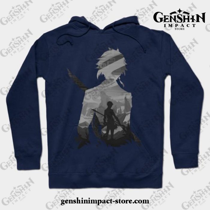 Lord Geo Hoodie Navy Blue / S