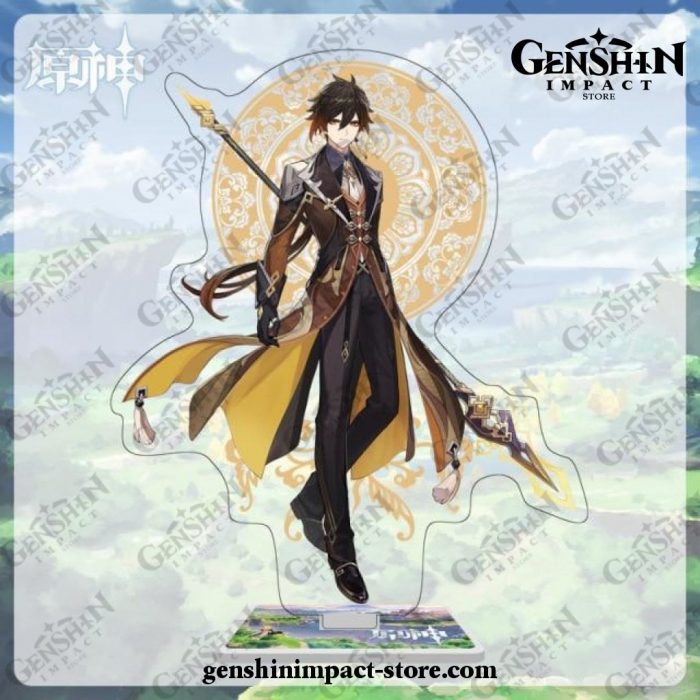 New Arrival Genshin Impact Figure Acrylic Stand Model Zhong Li