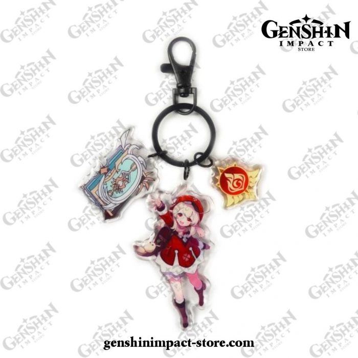 New Genshin Impact Pendant Weapon Keychain Keli