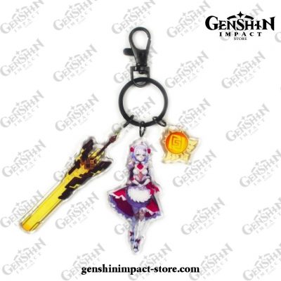 New Genshin Impact Pendant Weapon Keychain Nuoweier