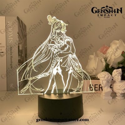 New Ningguang Genshin Impact 3D Lamp Led Rgb Night Lights