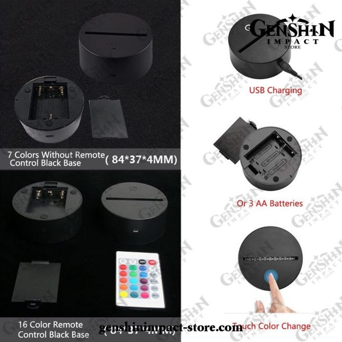 New Ningguang Genshin Impact 3D Lamp Led Rgb Night Lights