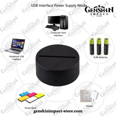 New Ningguang Genshin Impact 3D Lamp Led Rgb Night Lights
