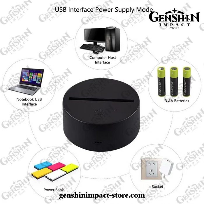 New Ningguang Genshin Impact 3D Lamp Led Rgb Night Lights