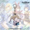 New Smile Barbara Genshin Impact Acrylic Double Sided Transparent Keychain