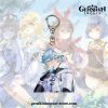 New Style Chongyun Genshin Impact Acrylic Double Sided Transparent Keychain