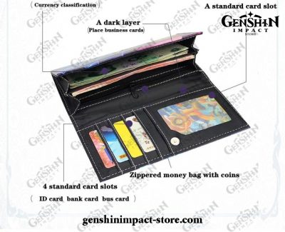 New Style Keqing Genshin Impact Long Wallet