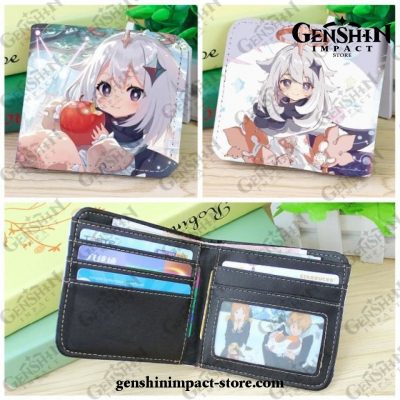 New Style Paimon Genshin Impact Pu Wallet Short