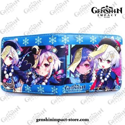 Qiqi Genshin Impact Pu Wallet Short