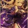 Sexy Fischl Genshin Impact Vintage Kraft Paper Poster