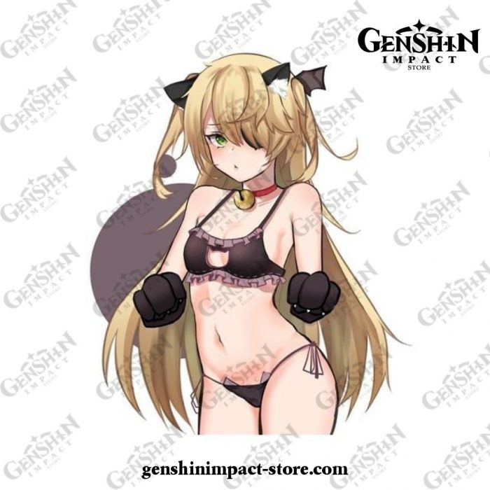 Sexy Fischl Genshin Impact Waterproof Car Sticker Style 7