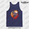 Soul Of The Walnut Tank Top Navy Blue / S