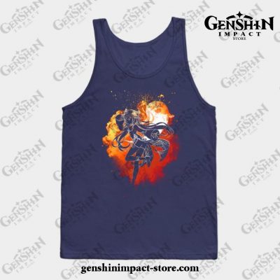 Soul Of The Walnut Tank Top Navy Blue / S