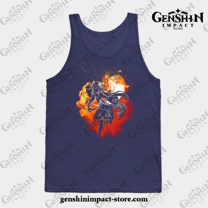 Soul Of The Walnut Tank Top Navy Blue / S