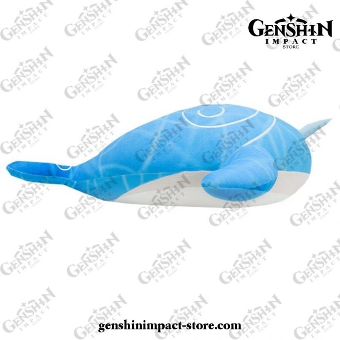 Swallowing Sky Whale Genshin Impact Blue Plush Pillow