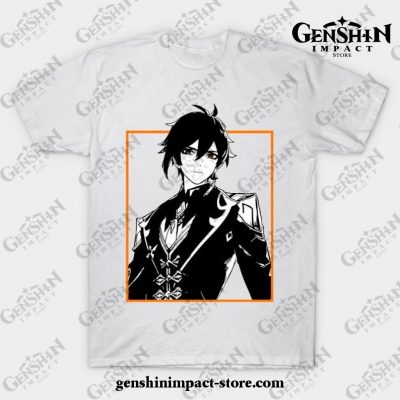 Zhongli - Genshin Impact T-Shirt White / S