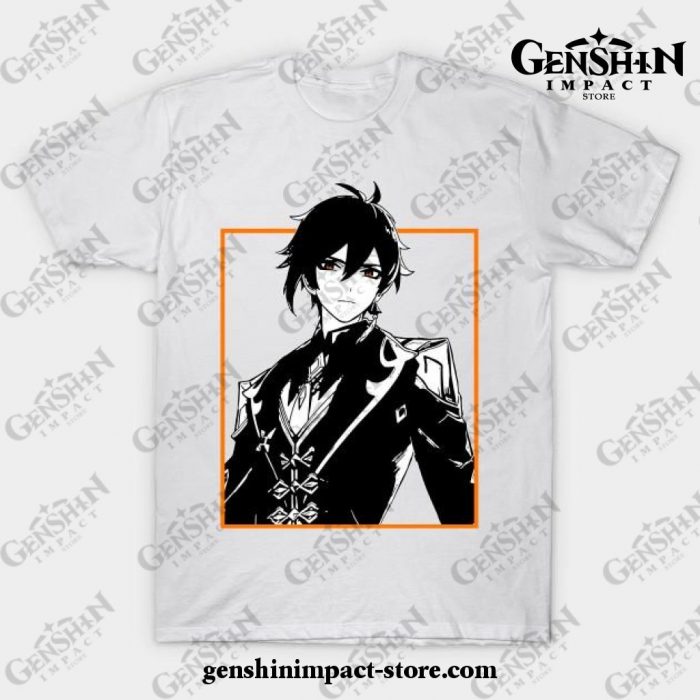 Zhongli - Genshin Impact T-Shirt White / S