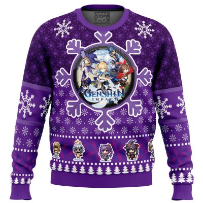 Hot Genshin Impact Ugly Christmas Sweater