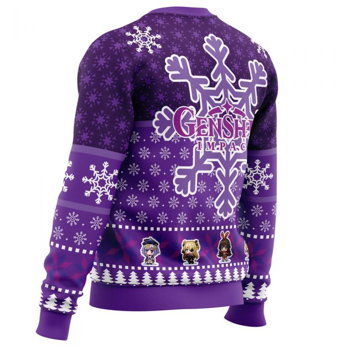 Christmas Quest Genshin Impact men sweatshirt SIDE BACK mockup - Genshin Impact Store