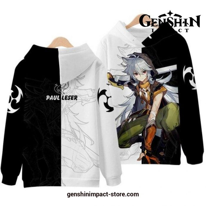 Anime Genshin Impact Game 3D Hoodie 1 / Xxxl