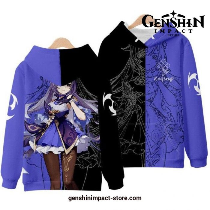 Anime Genshin Impact Game 3D Hoodie 4 / Xxxl