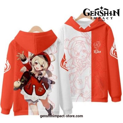 Anime Genshin Impact Game 3D Hoodie