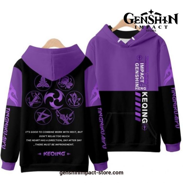 Anime Genshin Impact Game 3D Hoodie