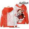 Anime Genshin Impact Game 3D Hoodie