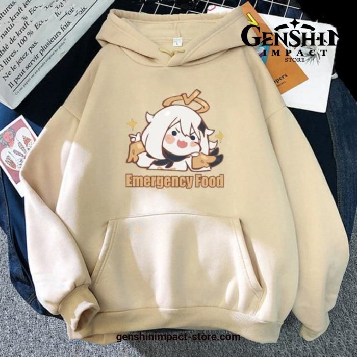 Cute Genshin Impact Emergency Food Khaki / Xl